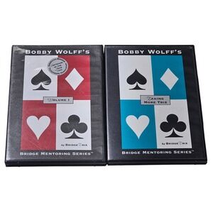 Bobby Wolff's Bridge Mentoring Series Vol 1 & 3 Taking More Trix CD-ROM Software
